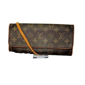 Louis Vuitton Brown and Gold Crossbody Bag